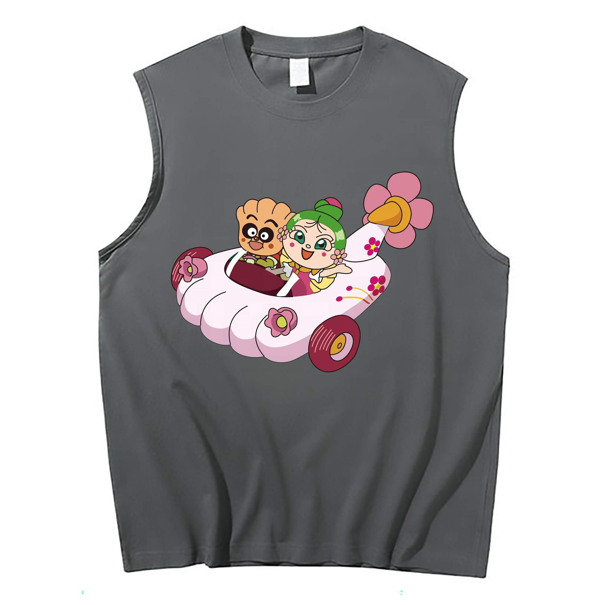 （画像用） アンパンマン Anpanman コットン100％タンクトップ（フロントプリント）